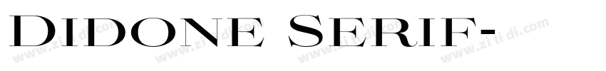 Didone Serif字体转换 Didone Serif字体转换